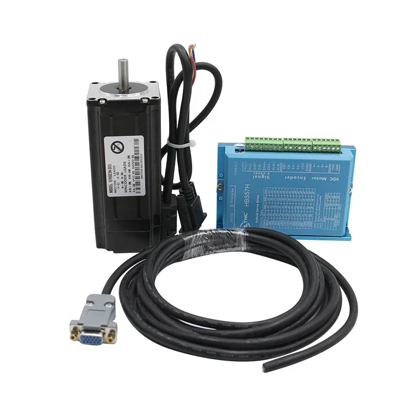 

Nema 23 Stepper Motor Kit:Closed Loop 1.2N 2.2N 3N + Hybird Servo Driver HBS57 57 2 Phase