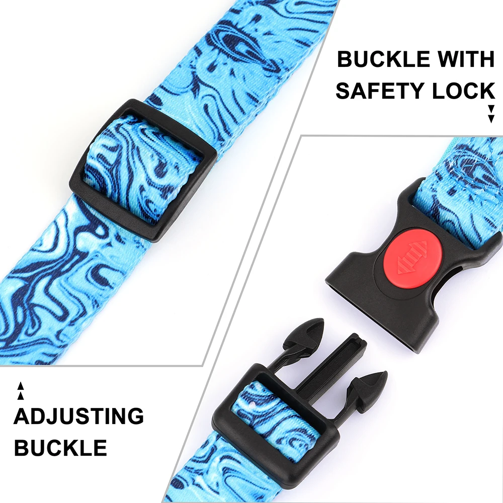 No Pull Nylon Dog Harness Fashion Printed Safety Dog Harnesses Vest With Handle For Medium Large Dogs Pitbull Labrador Bulldog