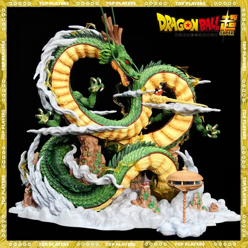 

43cm Dragon Ball Z Figure Shenron And Son Goku Anime Figures Cool Figurine Pvc Statue Collectible Model Ornament Toys Gifts Doll