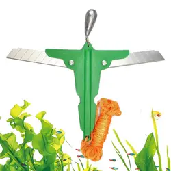 Fishing Anchor Knife For Weeding Fishing Weeding Tools Aquatic Grass Cutter Multipurpose Collapsible Aquatic Plants Remover Tool