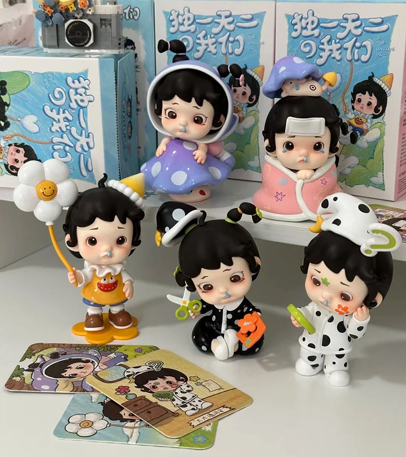 

Pipididi The One of A Kind Us Series слепая коробка Kawaii Модель куклы Мультяшный декор Украшение рабочего стола Игрушки для друга-сюрпризы Подарки