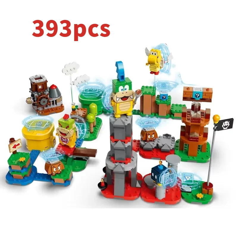 Código de digitalização moc define super bros. série de jogos blocos de construção mestre seu fabricante de aventura conjunto presente das crianças montagem brinquedos 71380