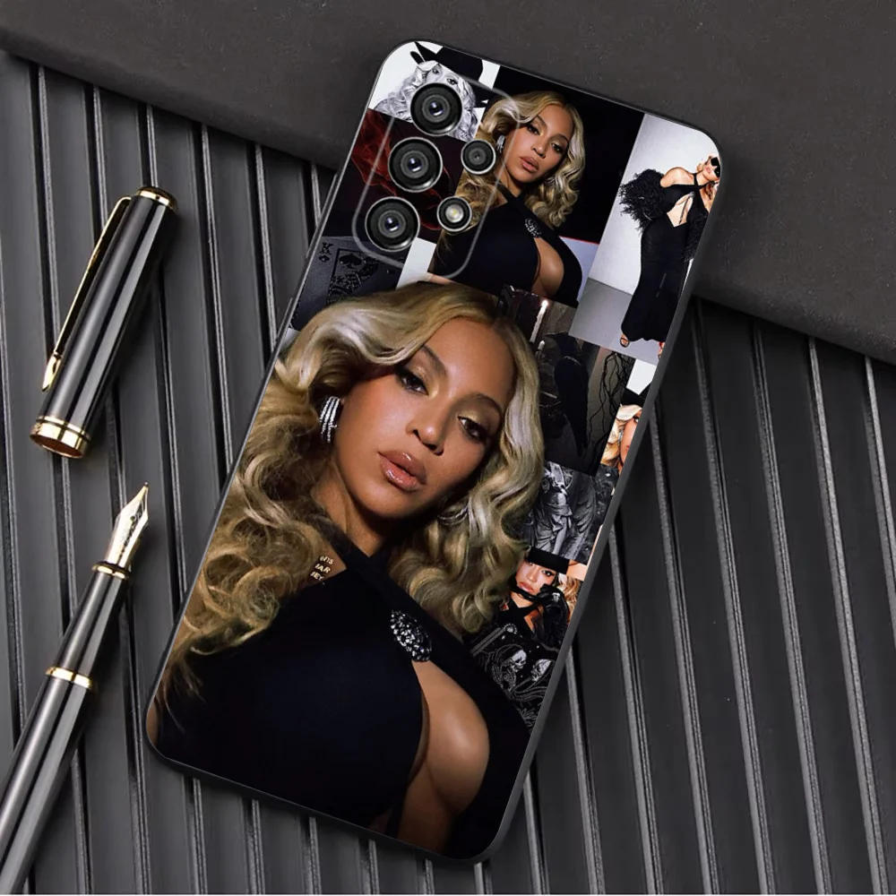 حافظة لهاتف سامسونج جالاكسي A13، A21s، A22، A31، A32، A52، A53، A71، A80، A91 غلاف أسود ناعم