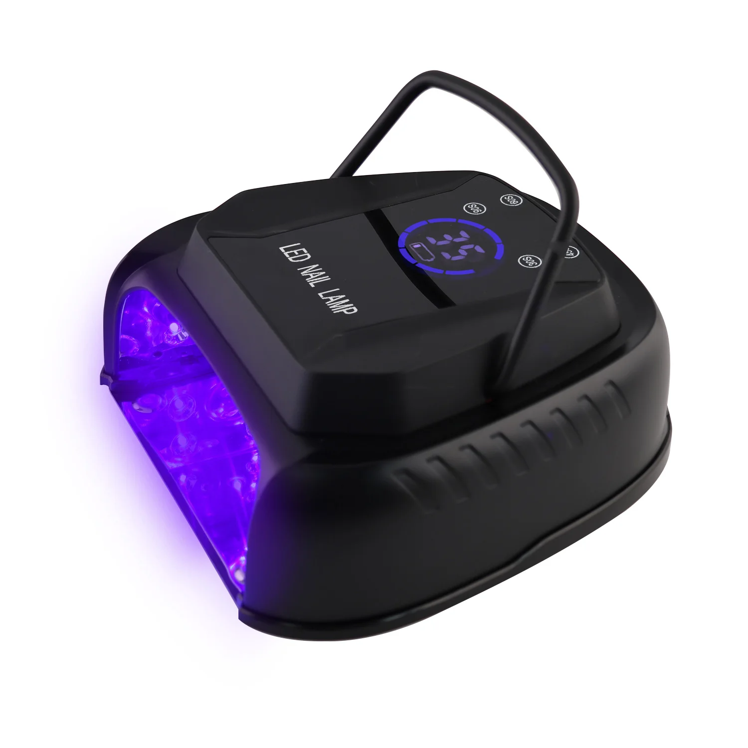 Cordless Nail Light Cordless 72W LED UV Nail Lamp For Curing Gel Polish Wireless with Recharge Battery High Power Dryer 72W