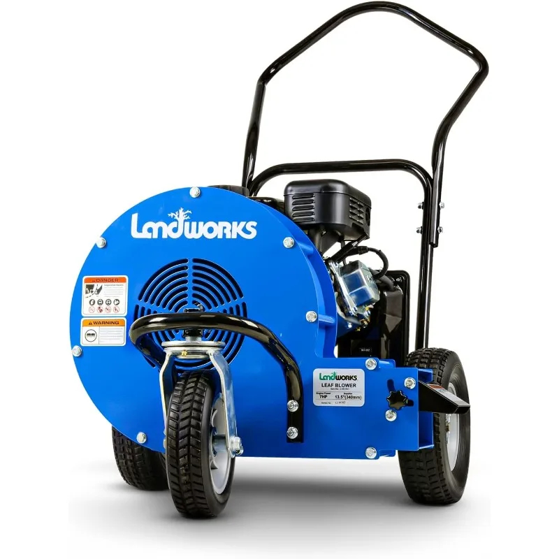 

Landworks Leaf Blower Wheeled Walk Behind Jet Sweep -7HP 4 Stroke OHV Motor Output Wind Force of 200 MPH / 2000 CFM at 3600 RPM