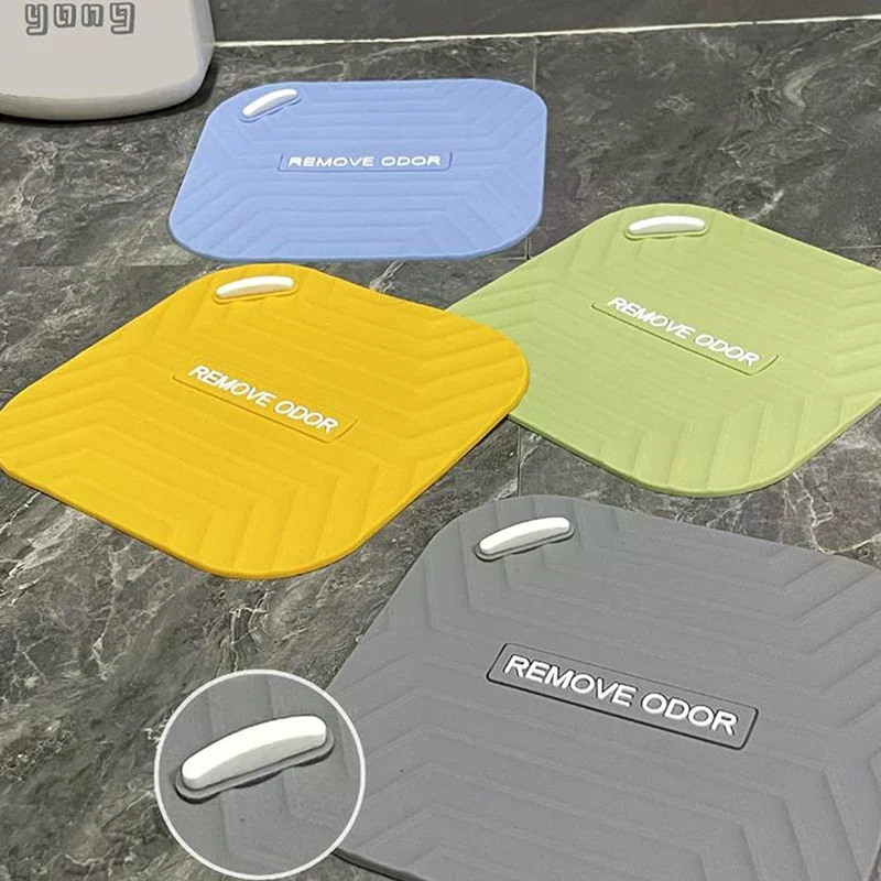 Kitchen Toilet Silicone Floor Drain Pad Insect Proof Sealing Cap Silicone Drain Cover Kitchen Sink Bathtub Hair Stopper Bathroom