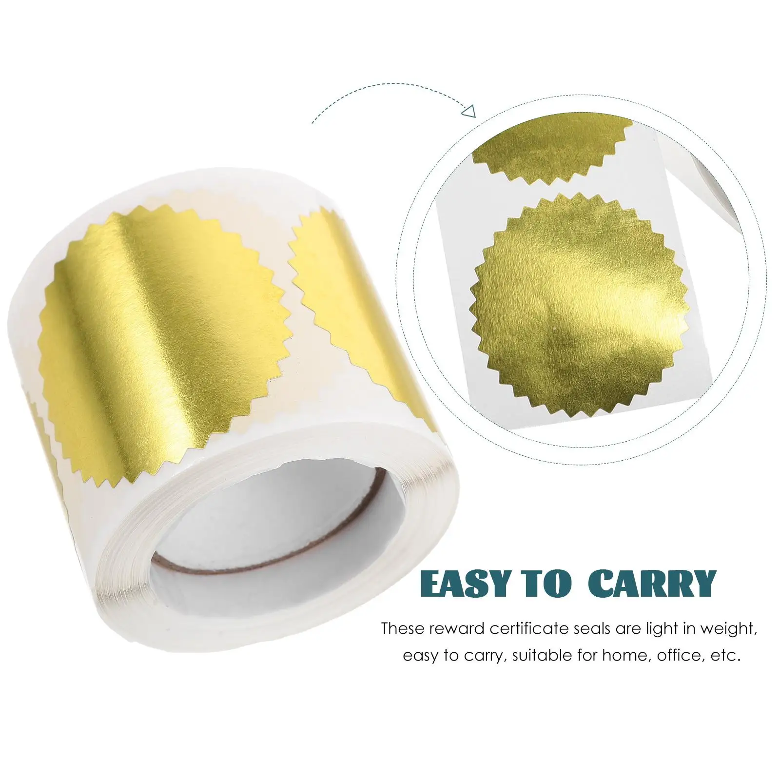 Stamp Sticker Certificate Sealing Stickers Graduation Diploma Medals Glassine Paper Base