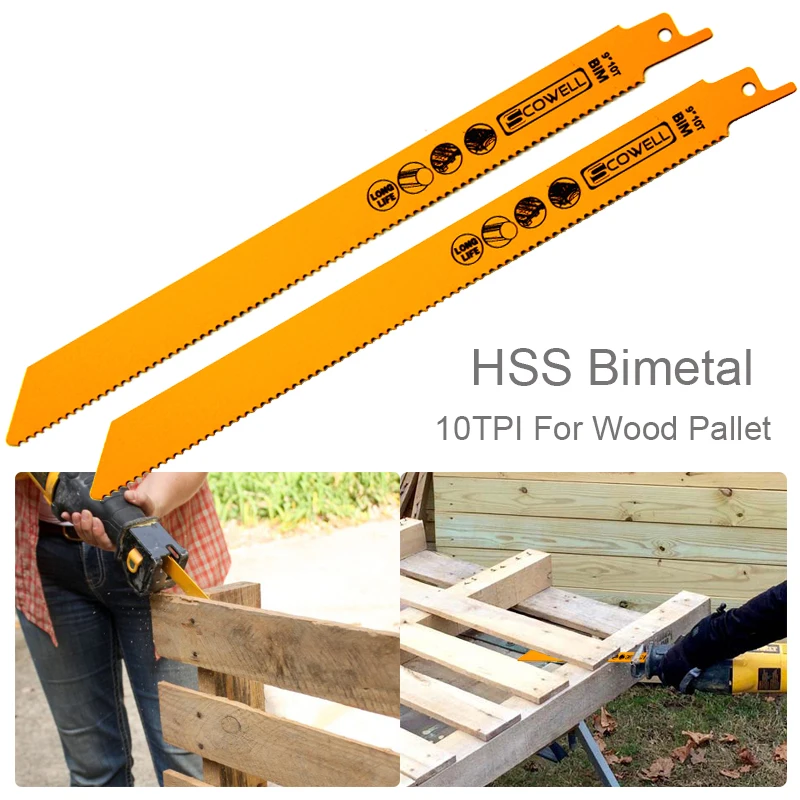 20 Pack HSS BImetal M42 Cobalt 8% Demolition Saber Saw Blades 9