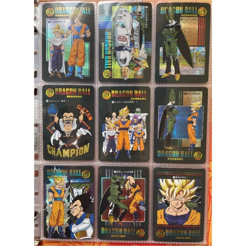 54pcs/set Dragon Ball Storm Majin Buu Chapter Self Made Refraction Flash Card Anime Classics Game Collection Cards Toy Gift