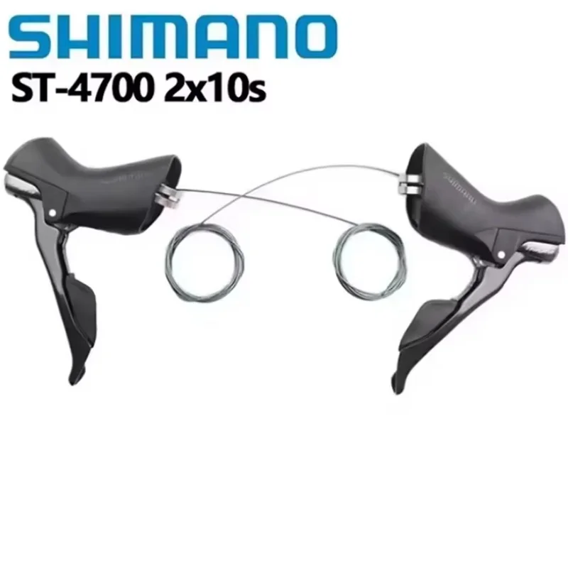 Shimano TIAGRA ST 4700 4703 Zwart Dubbele bedieningshendel 2x10 Speed 3X10 Speed Derailleur Wegfiets Shifter 20s 30s