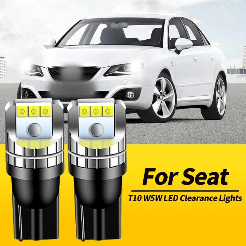

2шт T10 W5W светодиодные габаритные фонари ​ Canbus для Seat Cordoba 93-09 Exeo 3R ST 08-13 Ibiza MK2 MK3 6L 6K MK4 93-16 автомобильные аксессуары