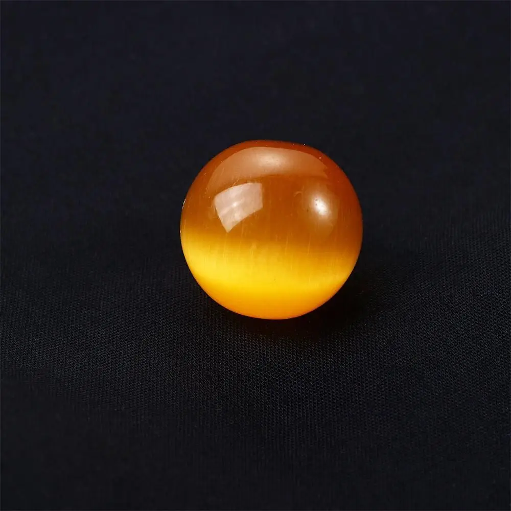 Decoration Crystal Sphere Colorful Crystal Round Ball Glass Ball  Cat's Eye Stone Glass Marbles Colorful Cat Eye Sphere
