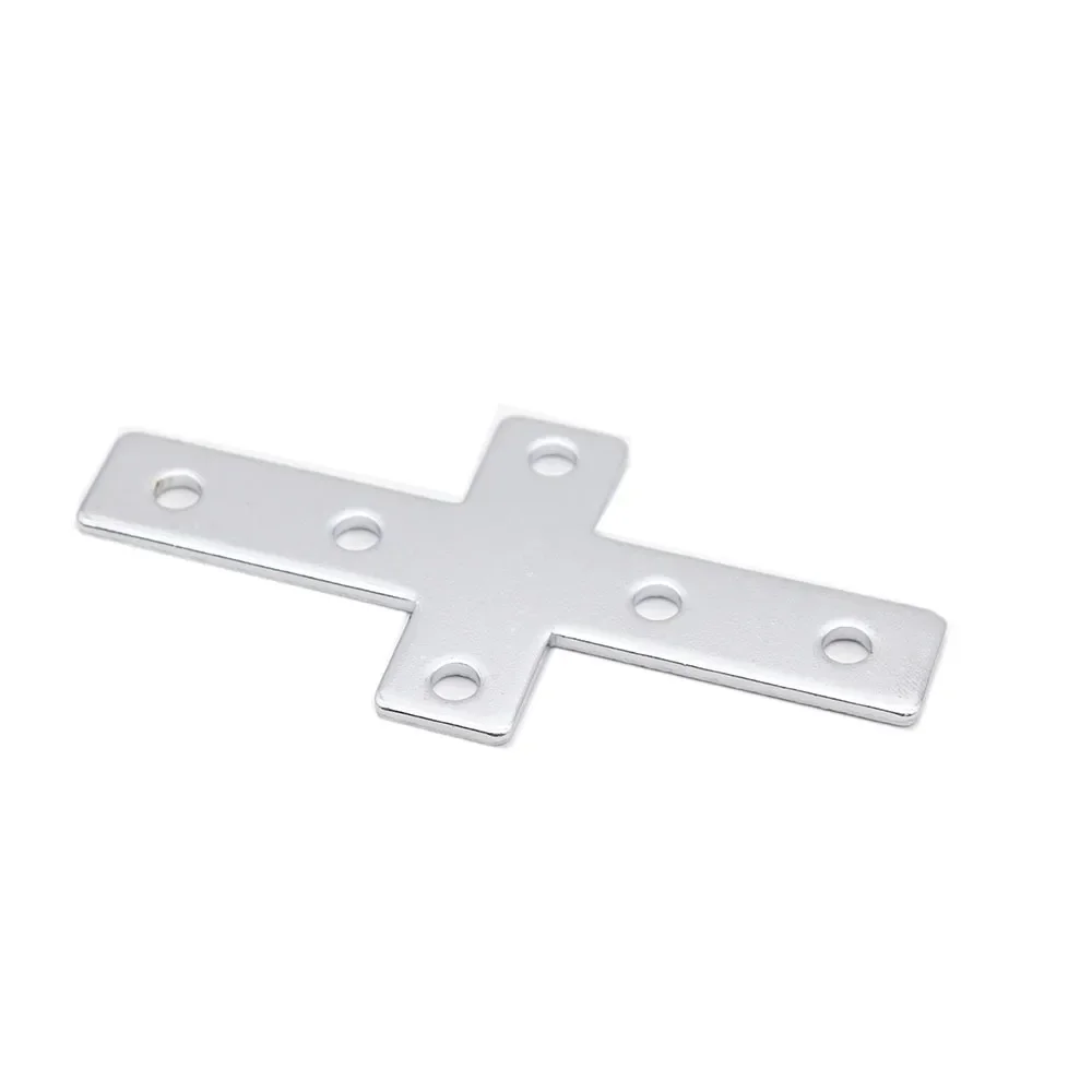 Bande de connexion d'angle pour profilé en aluminium, plaque de joint, angle rapide, 4 ou 5 trous, 2020, 3030, 4040/4545