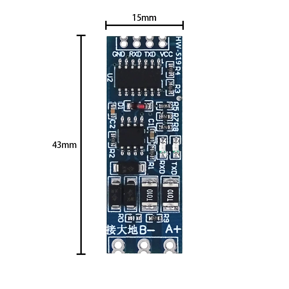 TTL turn RS485 module 485 to serial UART level mutual conversion hardware automatic flow control