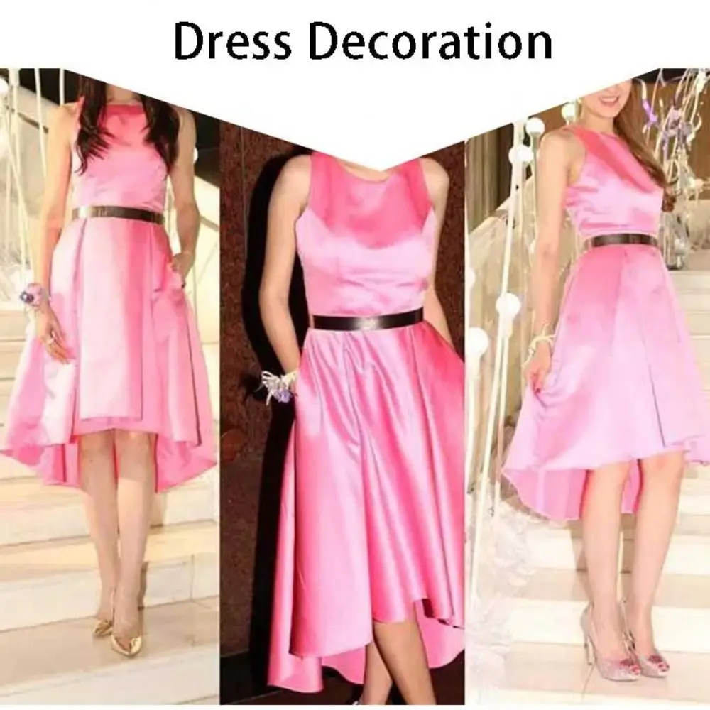 New Women Metal Designer Belt Fashion Adjustable Gold Silver Mirror Waistband Dress Decoration Luxury Dress Bling Waistband