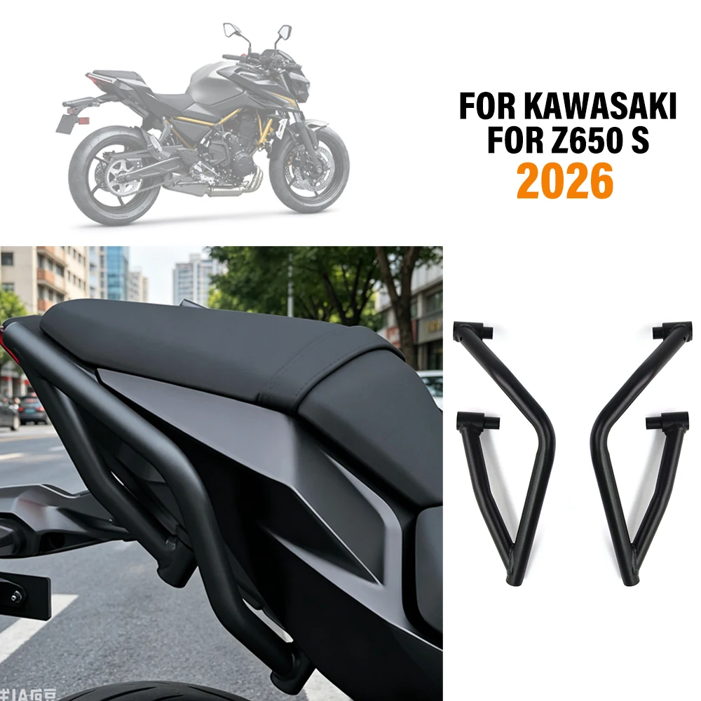 Motorcycle Accessories Tail Rear Seat Passenger Handle Grab Bars For Z650S Armrest For KAWASAKI Z650 S 2026