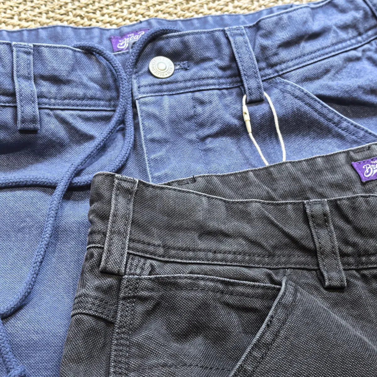Amekaji Wear Thickened Fabric to the Top Washed Distressed Cargo Tapered Pants Japanese Style All-Matching Casual Working Pants