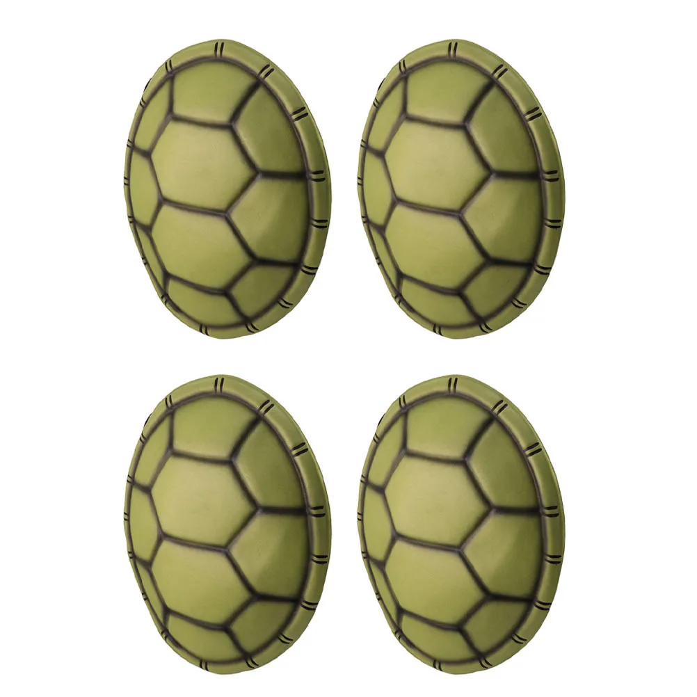 4 stks Schildpad Shell Prop Eva Materiaal Gratis Grootte Voor Halloween Cosplay Party Kinderen Prestaties Props Carnaval Decoraties