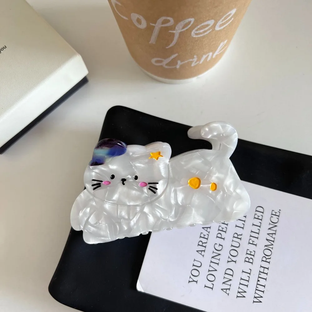 

Заколка для волос в виде животных: кот, капибара, корги, акула. Мультяшные аксессуары для волос для женщин.