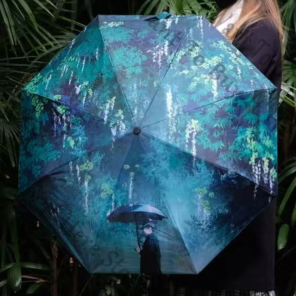 Anime Señor de los misterios Klein Moretti Cosplay dibujos animados paraguas para todo clima Brolly Rainshade Bumbershoot mascota regalo de Halloween