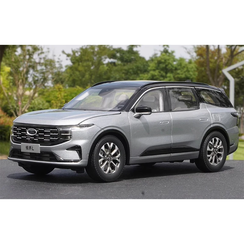 Diecast Original 1:18 Scale 2023 FORD EDGE SUV Simulation Alloy Car Model Static Display Collectible Toy Gift Souvenir