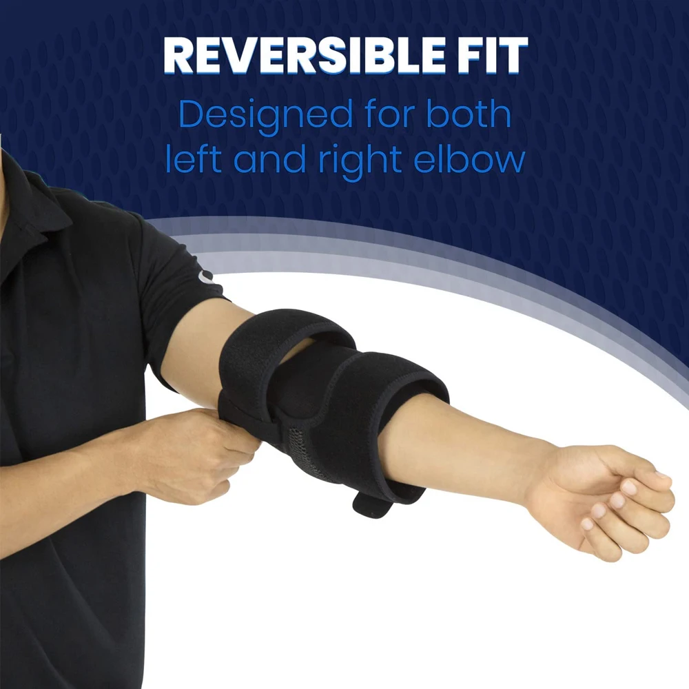 1 PCS Compression Elbow Brace Wrap for Tendonitis Bursitis Left Right Arm Support Epicondylitis Golfer Men Women Neoprene Sleeve