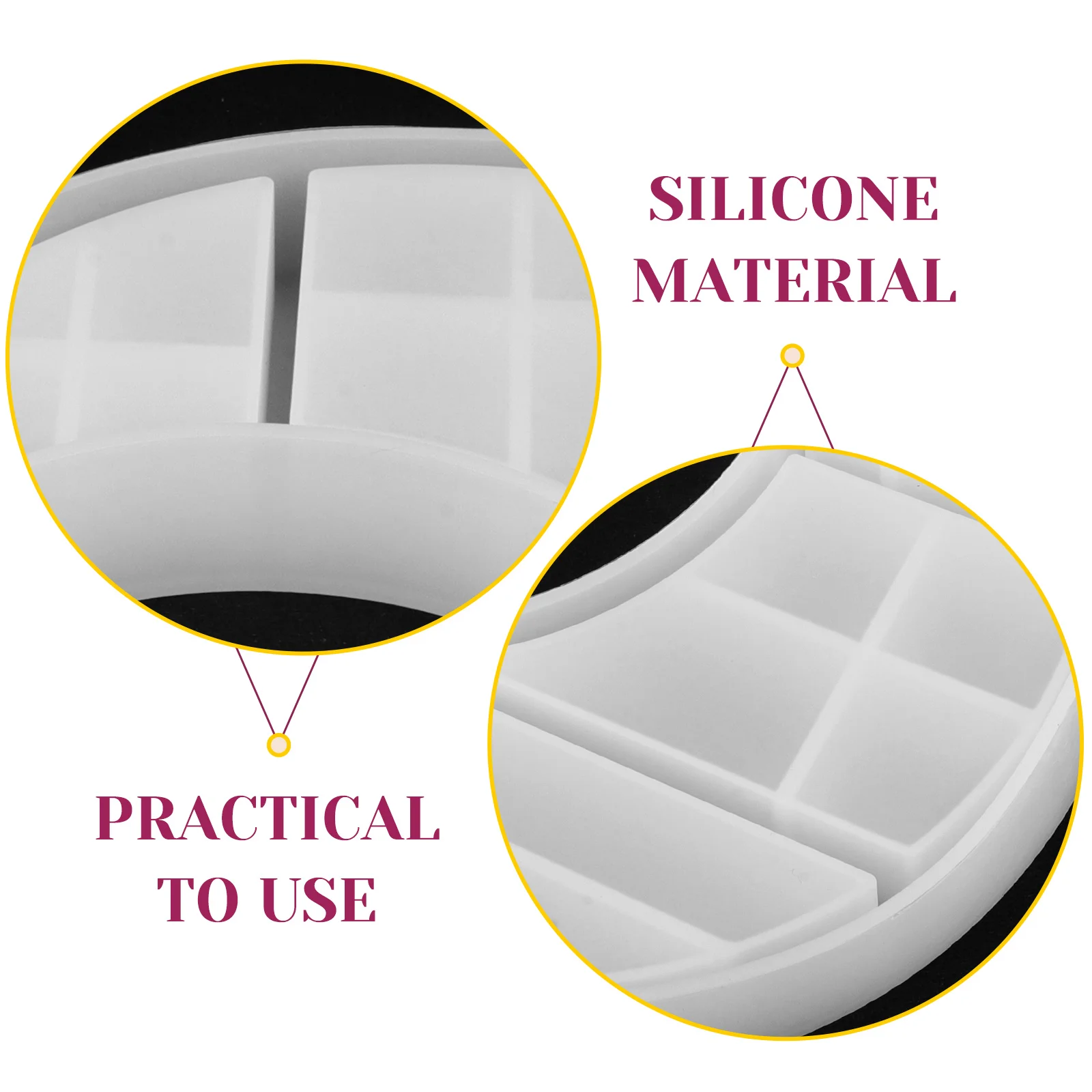 

Moon Tray Mold Silicone Resin Jewelry Trays Casting Molds for Epoxy Accessories Craft Supplies Storage Box DIY Projects