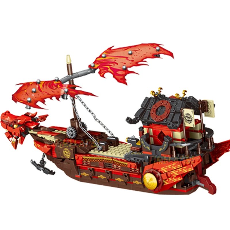 Destiny Bounty Ferry Season 17 Building Blocks Classic Model Sets Bricks Kids Kits For Boys Educational Toys Children