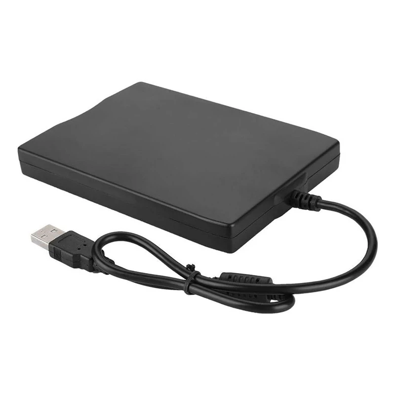 USB Floppy Disk Reader Drive 3.5In External Portable 1.44 MB FDD Diskette Drive For Windows 7 8 2000 XP Vista PC Laptop Black