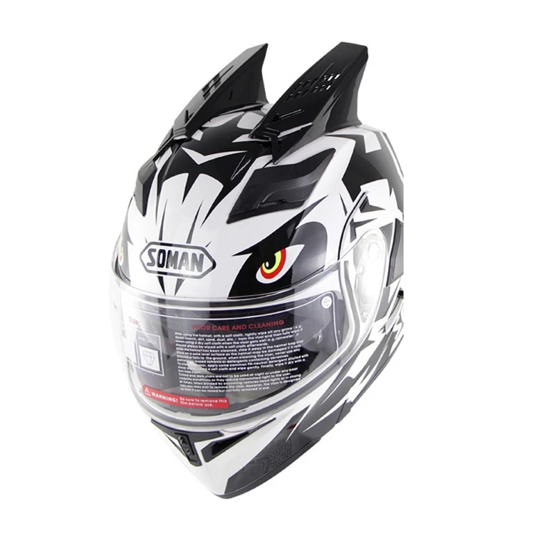 Motorcycle Helmet Horns Punk Style Scooter Motorbike Helmet Horn Moto Accessories for for Icom Arai Tanked Shark Yoh - Image 5