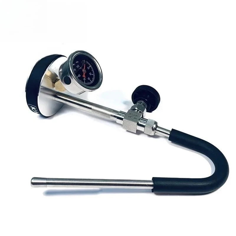 Portable Detachable Camping Moka Pot Milk Frother, Steam Milk Foam Maker for Whisking Cow's Milk