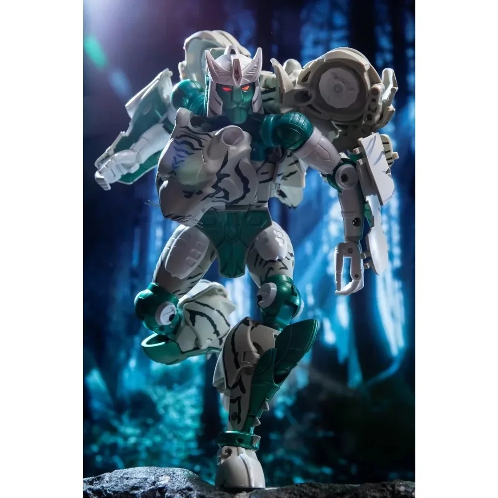 In Voorraad Vervorming speelgoed KO versie BW10 BW-10 Beastman MP50 White Tiger Warrior Transformatie Action Figure Model