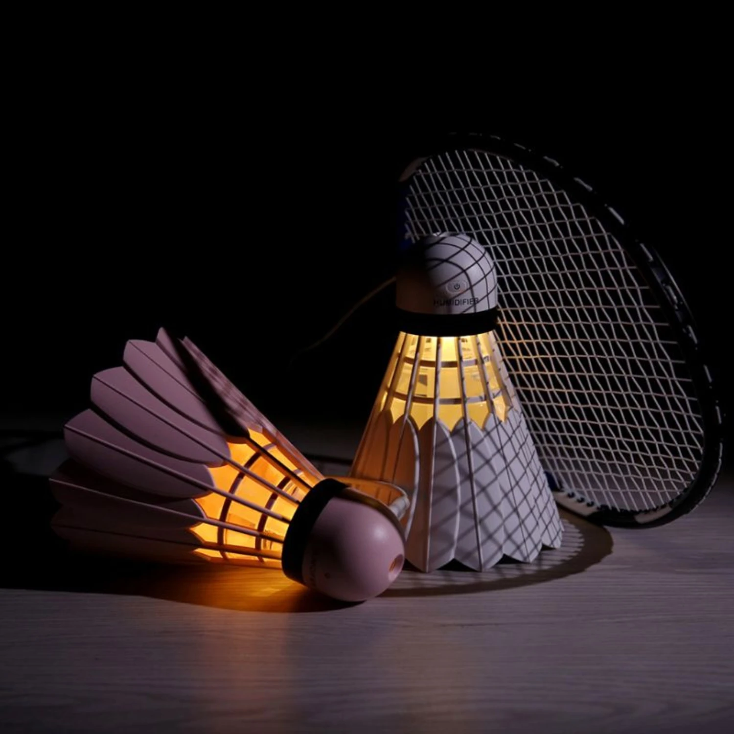 

Enhance Your Space with Mini Badminton-inspired Creative Essential Oil Diffuser - Decorative and Relaxing Aromatherapy Device fo