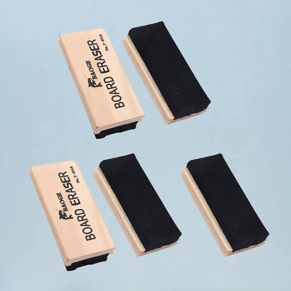 5 Pcs Classroom Blackboards Eraser Whiteboards for Wooden Office Pastel Pencils