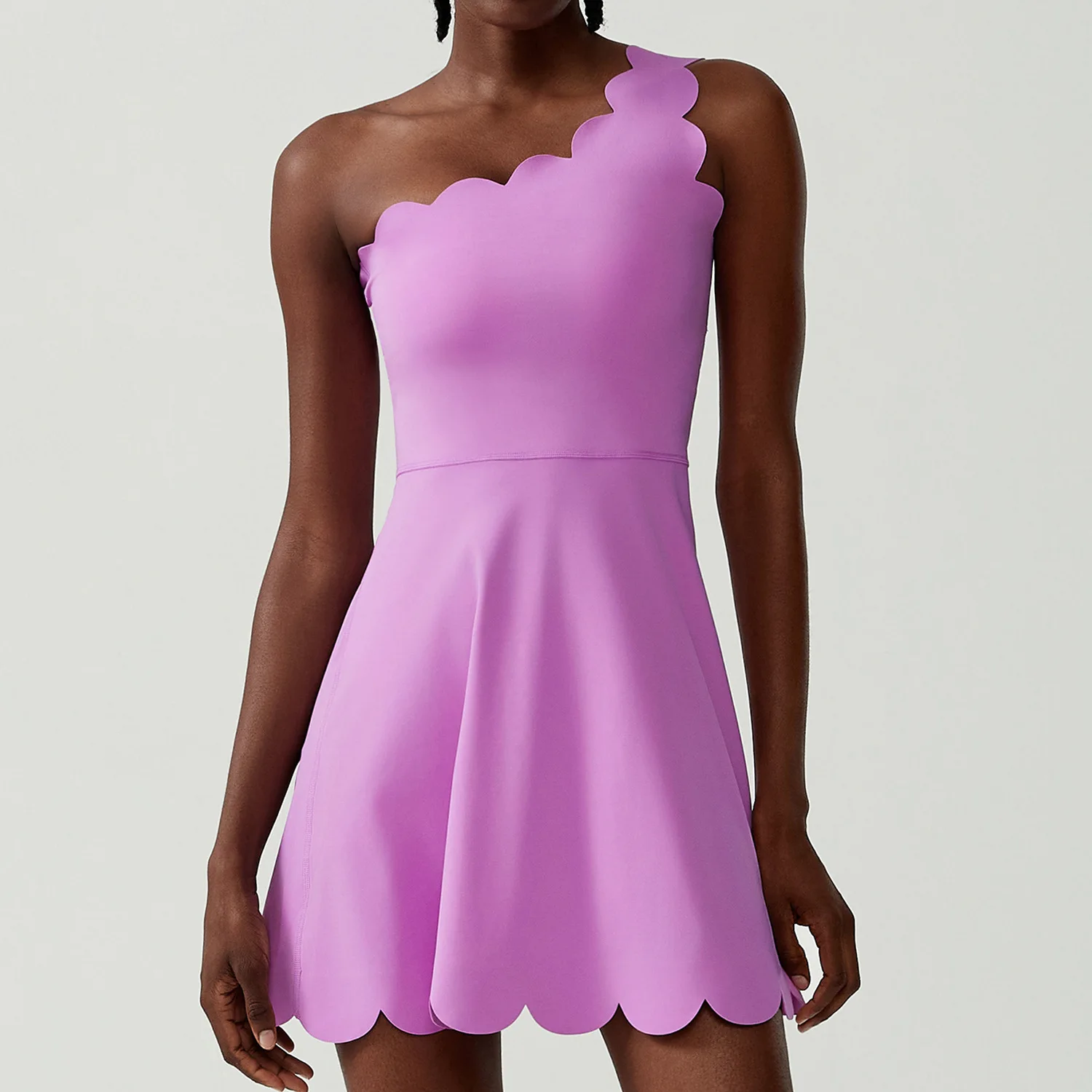 

Новейшая женская теннисная юбка на одно плечо