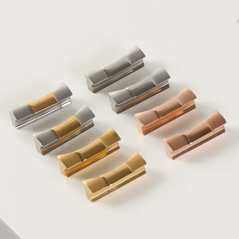 Для Submariner GMT Daytona Yacht Master Connect ремешок для часов с изогнутым концом из нержавеющей стали, серебро NH35, конец часов 20 мм