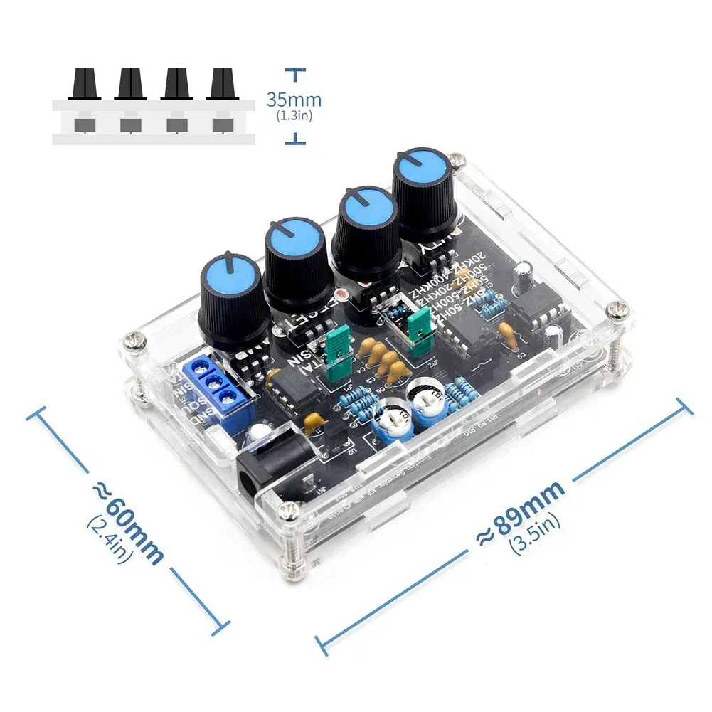 ICL8038 Multi-Function Low-Frequency Signal Generator Multi-Wave Welding Electronic Circuit Experiment Kit DIY Electronic Kit