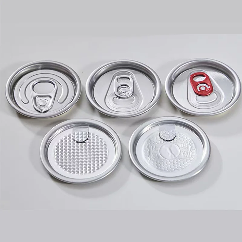 50/100pcs Pull Ring Lid Beverage Soda Drink Beer Cola Lids Food Can Cover Seal Keep Fresh Cover 55mm Can Lids Reusable