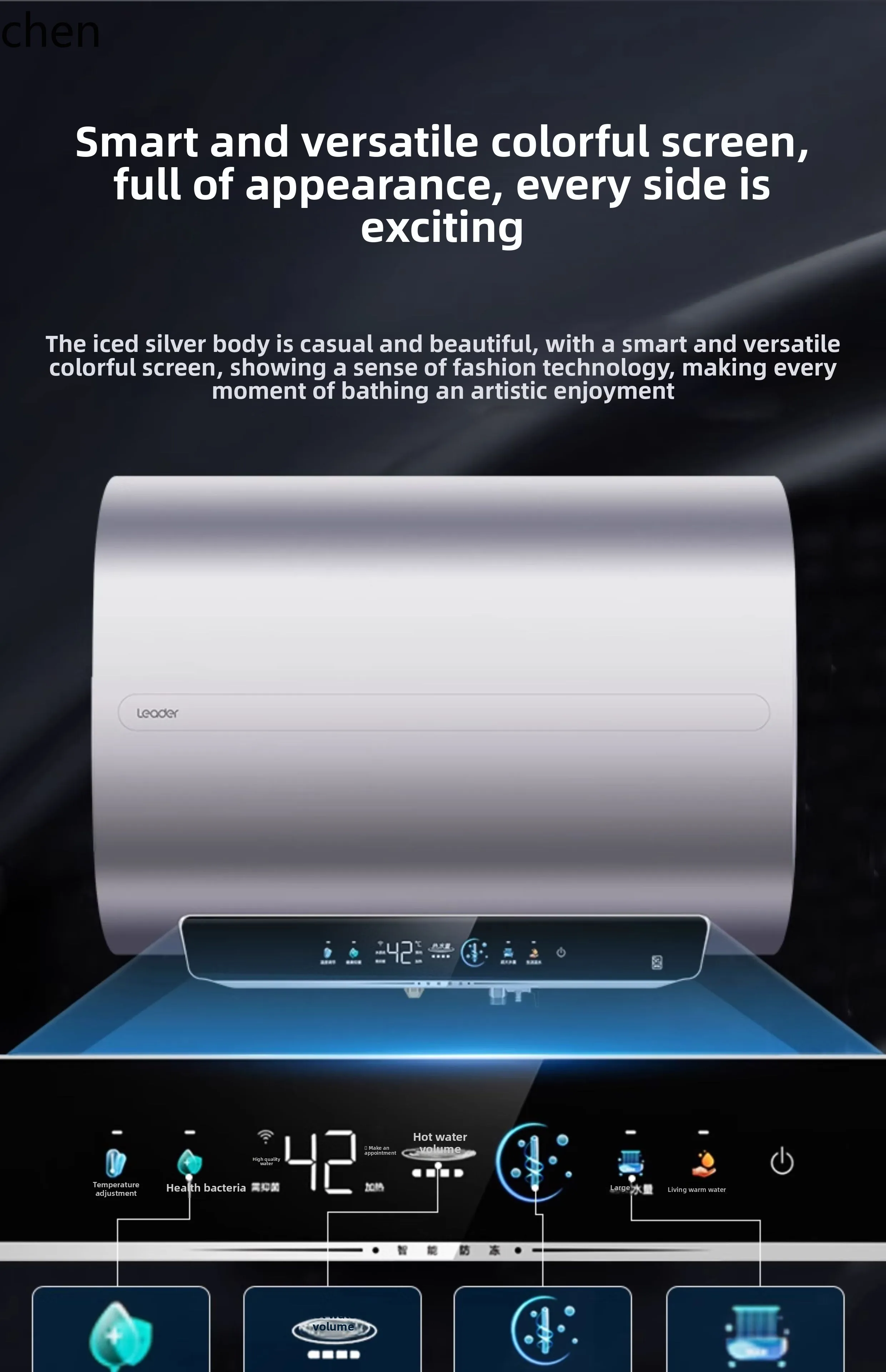 LXC bagno domestico da 60 litri, vasca da bagno da 80 litri, secchio piatto a doppia bile, di prima classe, a risparmio energetico, per accumulo rapido del calore, tipo acqua