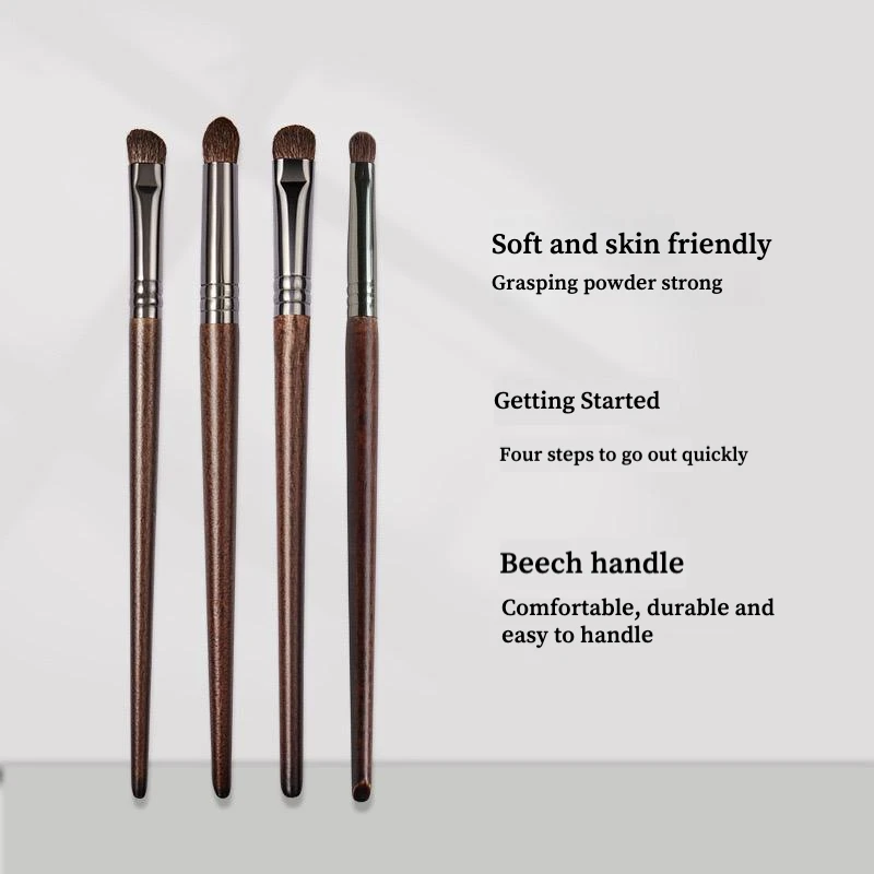 Animal Hair Eyeshadow Brush Set Soft Hair Authentic Detail Brush Hebei Cangzhou Makeup Artist Special Eye Makeup Brush