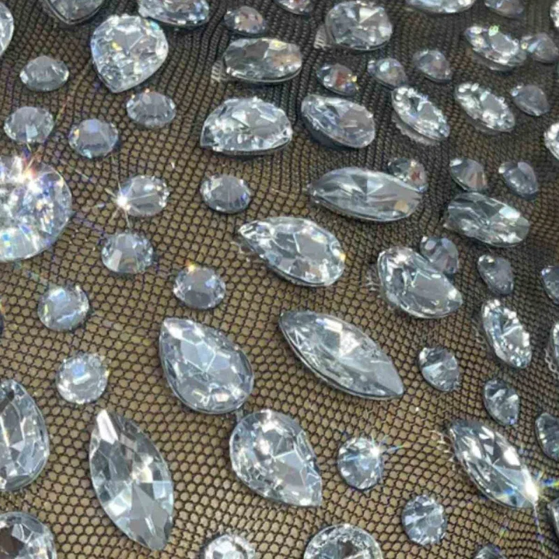 الراين بذلة قفازات مثير شبكة القطب ملابس الرقص النساء ملهى ليلي Dj Ds Gogo زي المرحلة الهذيان الزي