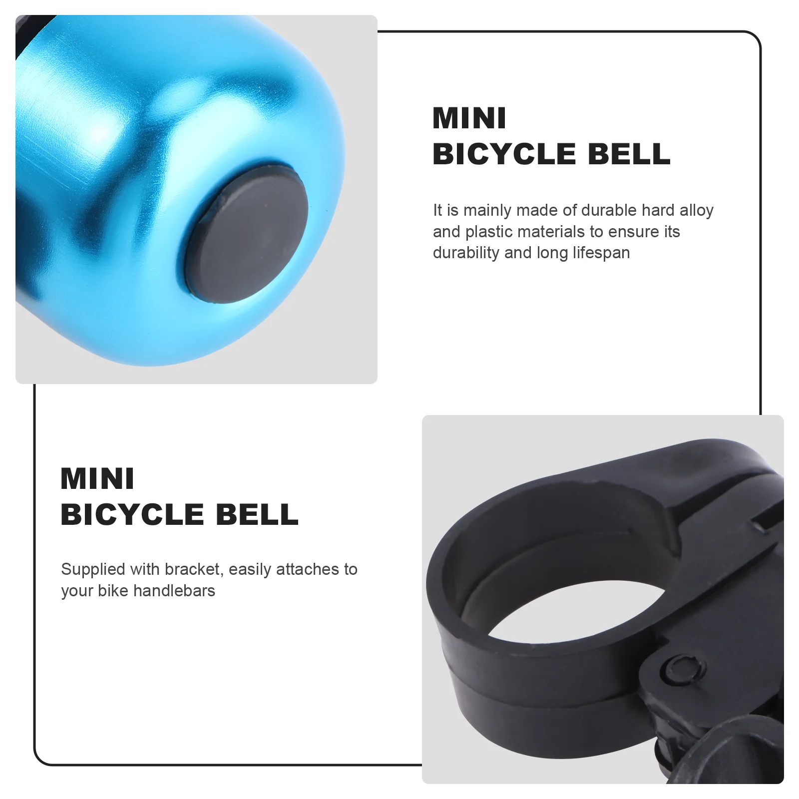 Alloy Touch Bike Handlebar Bell Ring Horn Lever Cycle Push Bike (Purple) Bike bell ring Bell horn