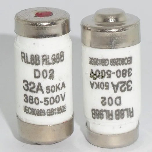 

Fuses: RL8B RL98B 32A 380-500V D02 / RL8B RL8B-63 RL98B 20A 25A 35A 40A 50A 63A 380-500V D02