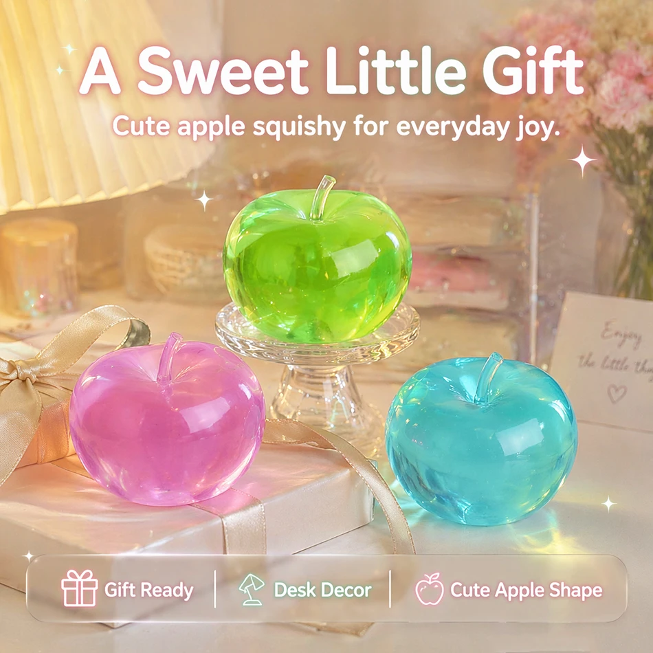 Crystal Clear Apple Maltose Sq - Crystal Ball Decor recension och pris