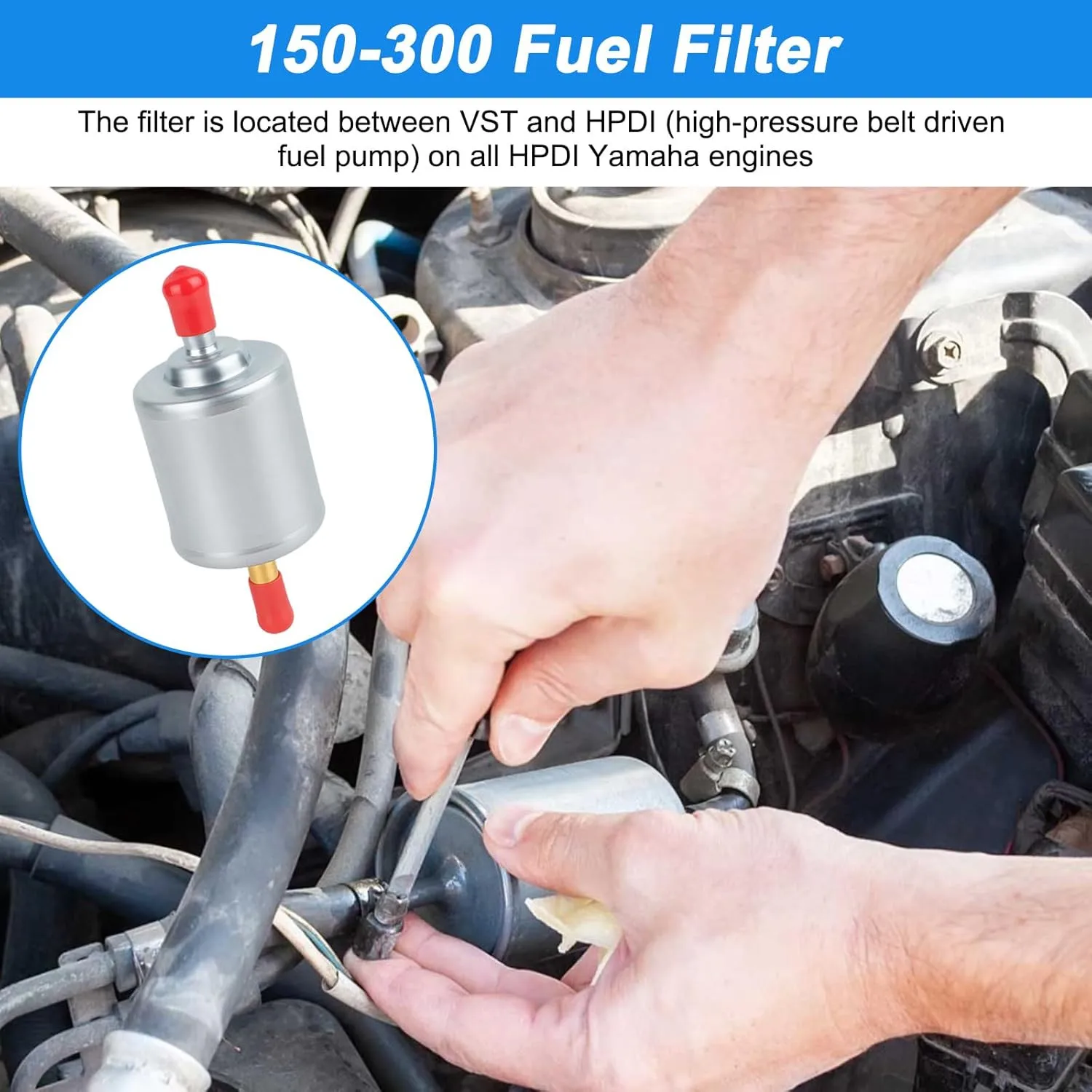 

68F-24251-00 Impeccable Fuel Filter Fit For Yamaha 150-300 HP HPDI LZ150 VZ150 Z150 VZ175 Z175 Replace 60V-24251-00 60V-24251-01