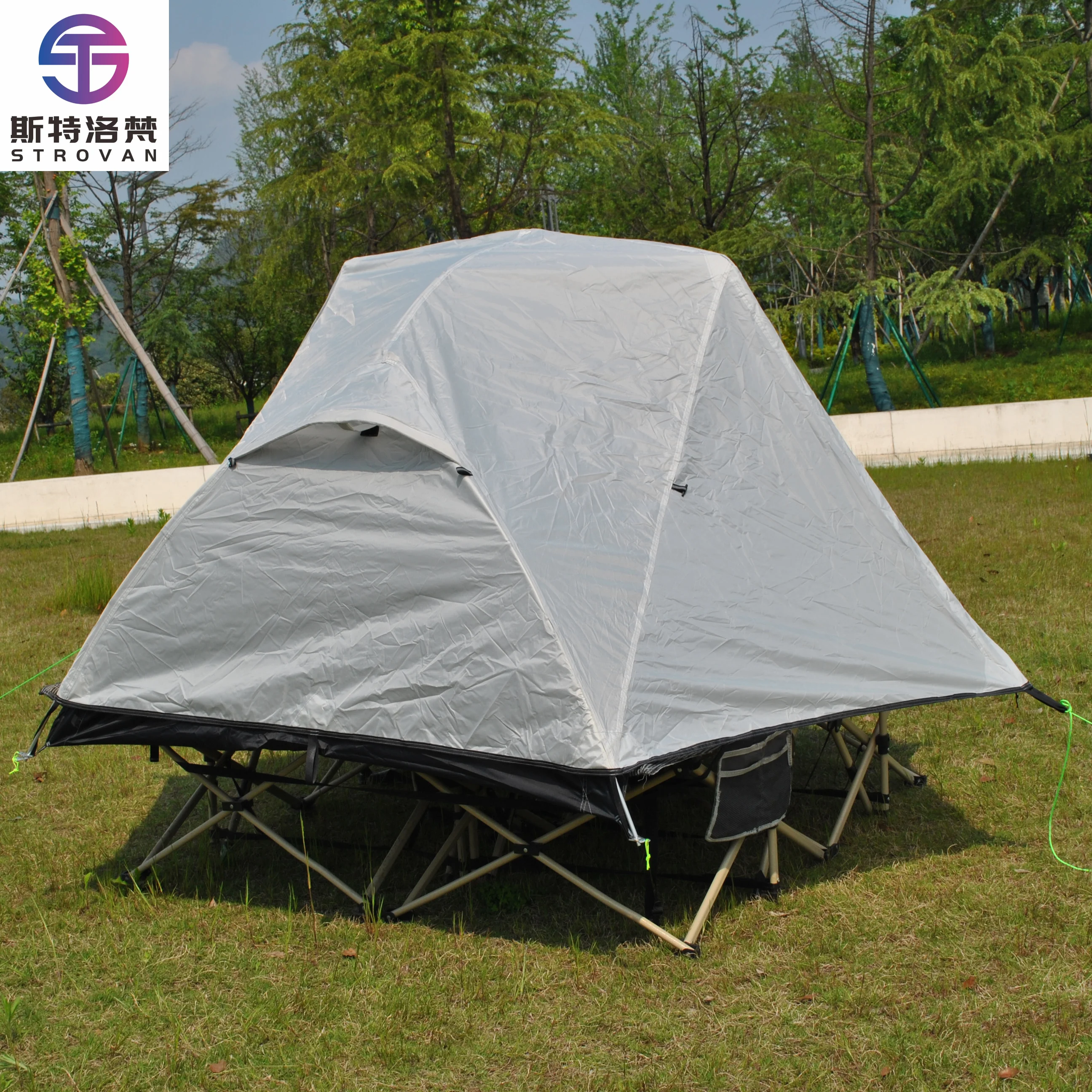 

STLF LZS 2 Person Backpacking Tent Camping Tent Ultralight Waterproof Easy Set up for Outdoor Hiking Cycling Camp Bed Tent (No w