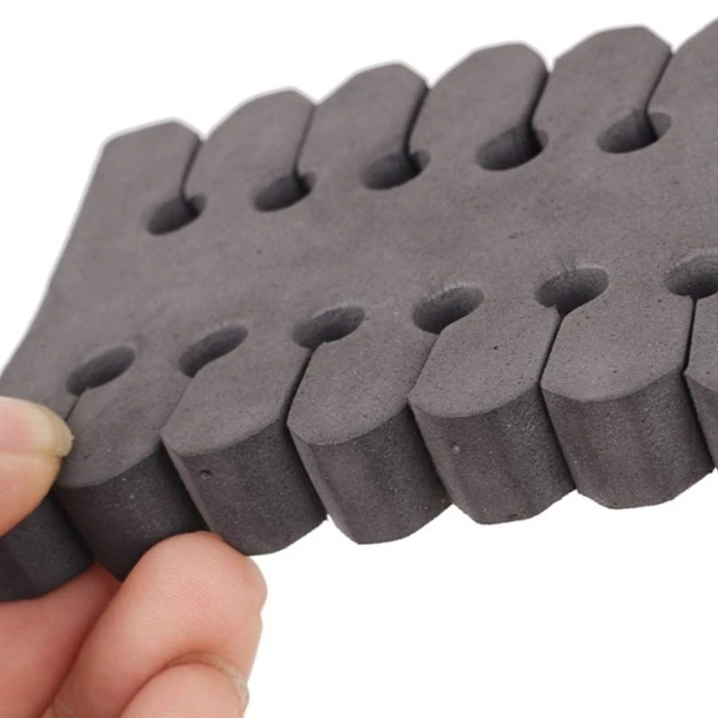 10 قطع من السهام الإسفنجية خفيفة الوزن لحماية حامل فاصل الرف سهل الاستخدام