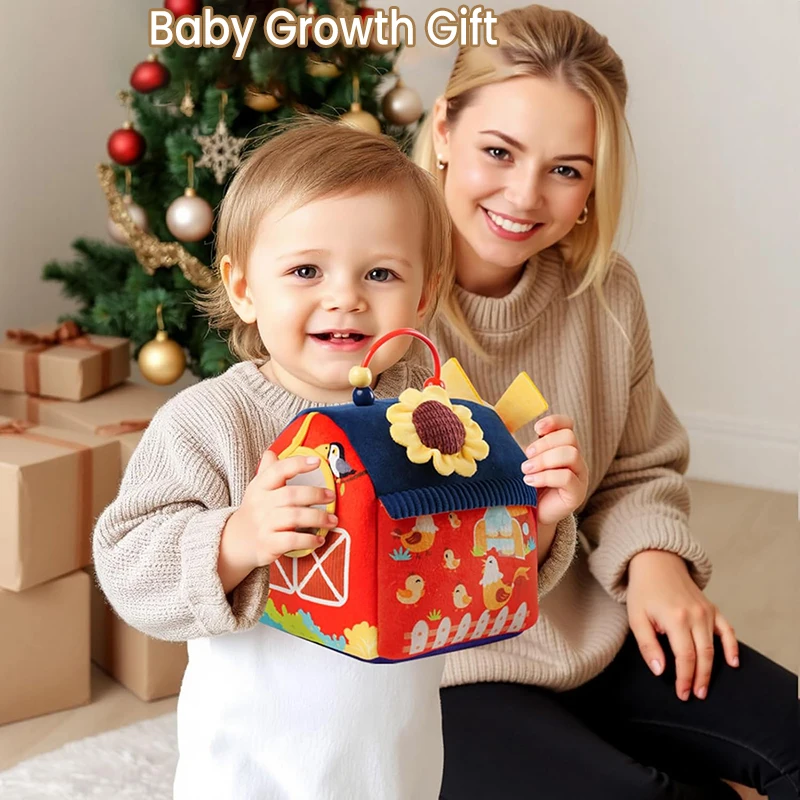 Juguete para bebé, juguete de granja de animales, juego divertido de desarrollo de habilidades, cognición Animal, coordinación mano-ojo, juguete de entrenamiento para bebé