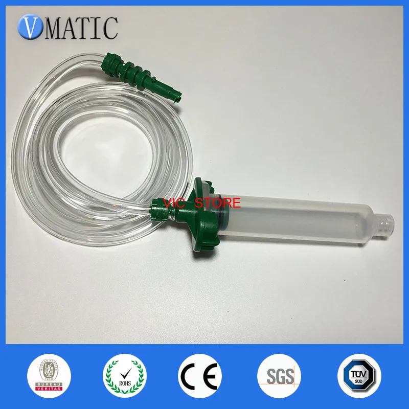 Free Shipping Quality 10cc/ml Dispenser Dispensing Needle Tips Pneumatic Syringe Barrel Valve Robot Adapter With Needles