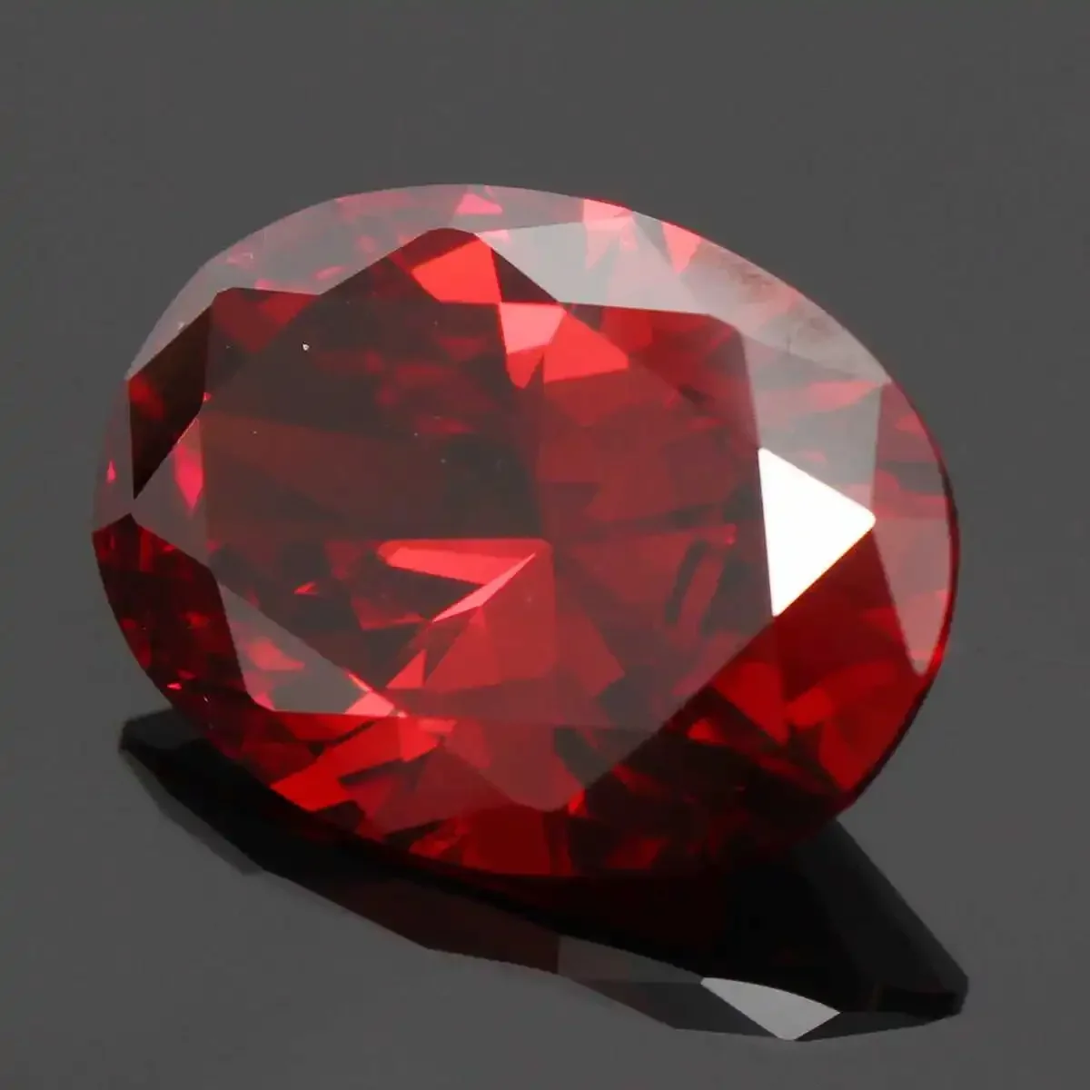 Red Ruby Loose Gemstone 19.89CT 13X18MM for DIY Rings Necklaces Bracelets Crafts Oval Shape Cut Gem Stone